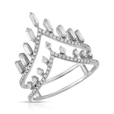 18k White Gold - Diamond Ring